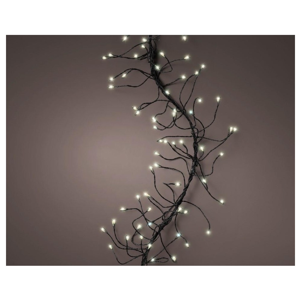 LUCI GRAPPOLO 960 LED FILO NERO L.600